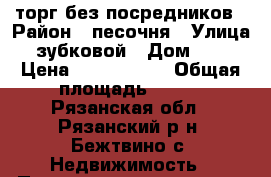 торг без посредников › Район ­ песочня › Улица ­ зубковой › Дом ­ 18 › Цена ­ 4 700 000 › Общая площадь ­ 130 - Рязанская обл., Рязанский р-н, Бежтвино с. Недвижимость » Помещения продажа   